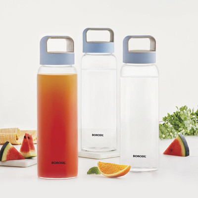 BOROSIL 2250 ml Glass Bottle(Pack of 3, Clear)