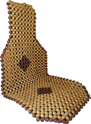 Q1 Beads Wooden Bead Seating Pad For  Suzuki Swift(Front seat , Driver seat Beige)