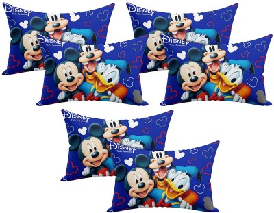 KUBER INDUSTRIES Printed Pillows Cover(Pack of 6, 70 cm*45 cm, Blue)