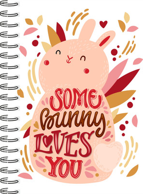 craft maniacs LOVE COLLECTION A5 Diary RULED 160 Pages(Multicolor)