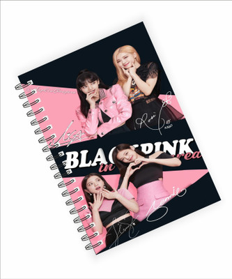 craft maniacs KPOP BLACKPINK COLLECTION A5 Diary RULED 160 Pages(Multicolor)