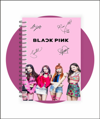craft maniacs KPOP BLACKPINK COLLECTION A5 Diary RULED 160 Pages(Multicolor)