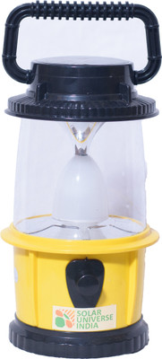 SOLAR UNIVERSE INDIA Solar LED Lamp cum Lantern with 360 degrees white LED lighting, Big Body with Plastic Handle, inbuilt battery & solar panel - 6 Modes 4 hrs Lantern Emergency Light(Red) SOLAR UNIVERSE INDIA Solar LED Lamp cum Lantern with 360 degrees white LED lighting, Big Body with Plastic Handle, inbuilt battery & solar panel - 6 Modes 4 hrs Lantern Emergency Light(Red)