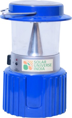 SOLAR UNIVERSE INDIA Multipurpose Camping Solar LED Lantern with Pest Repeller , 3 Light Modes & Inbuilt Solar Panel 6 hrs Lantern Emergency Light(Blue)