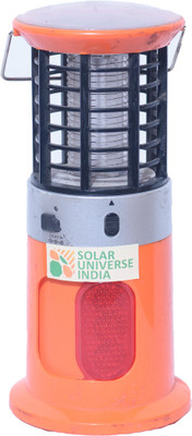 SOLAR UNIVERSE INDIA Multipurpose Camping Solar LED Lantern with Pest Killer, 3 Light Modes & Inbuilt Solar Panel 6 hrs Lantern Emergency Light(Orange)