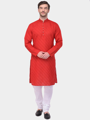 SG LEMAN Men Kurta Churidar Set