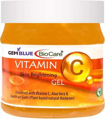 GEMBLUE BIOCARE Vitamin C Skin Brightening Gel Enriched with Aleo Vera - 500ml(500 ml)