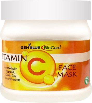 GEMBLUE BIOCARE Vitamin C Face Mask Enriched with Aloevera, Tumeric Extract-500ml(500 ml)