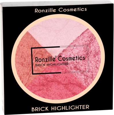 RONZILLE Baked Blusher and Brick  Highlighter(Shade-04)