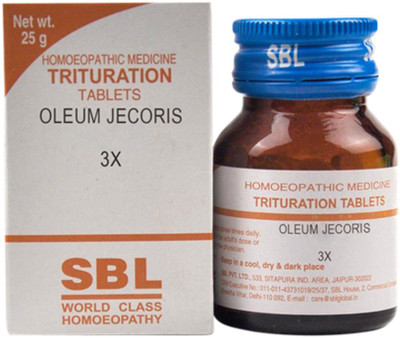 SBL Oleum Jecoris 3X Tablets(25 g)