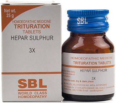 SBL Hepar Sulphur 3X Tablets(25 g)