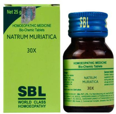 SBL Natrum Muriaticum 30X Tablets(25 g)