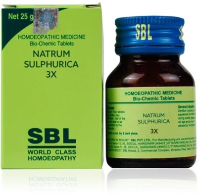 SBL Natrum Sulphurica 3X Tablets(25 g)