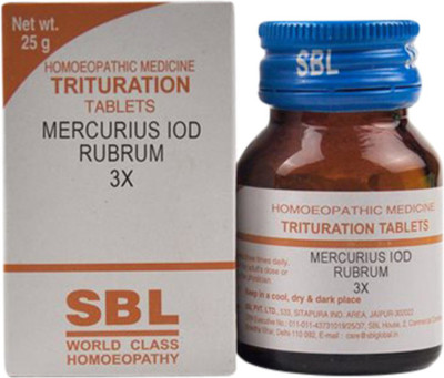 SBL Mercurius Iod Rubrum 3X Tablets(25 g)