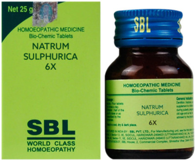 SBL Natrum Sulphurica 6X Tablets(25 g)