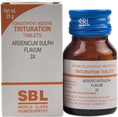 SBL Arsenicum Sulph Flavum 3X Tablets(25 g)