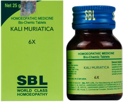 SBL Kali Muriatica 6X Tablets(4 x 25 g)