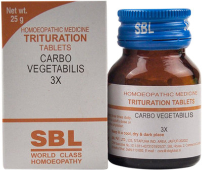 SBL Carbo Vegetabilis 3X Tablets(25 g)