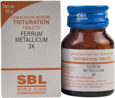 SBL Ferrum Metallicum 3X Tablets(25 g)