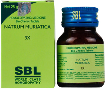 SBL Natrum Muriaticum 3X Tablets(25 g)