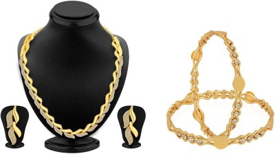 ZENEME Alloy Gold-plated Gold Jewellery Set(Pack of 1)