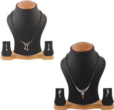 ZENEME Alloy Gold Jewellery Set(Pack of 1)