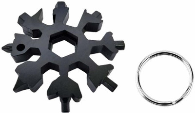 BONBURY 18 in 1 Multi-Purpose Screwdriver Tool Snowflake Shaped Stainless Steel Combination Screwdriver Set(Pack of 1)