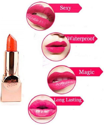 Herrlich Best Color Changing with Temperature Mood Lipstick Moisturizer Jelly Flower(red, 3.6 g)