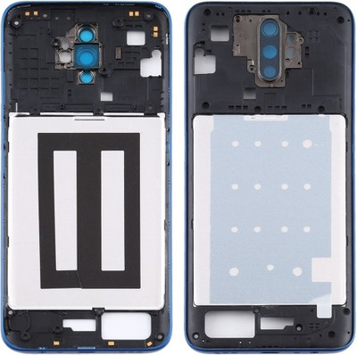 Sandreezz OPPO A5 2020 Middle Side Ring With side Keys Front Panel(Blue)