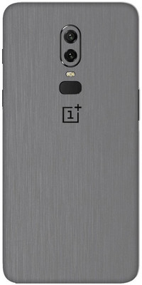 Vcare GadGets OnePlus 6 Mobile Skin(Silver)