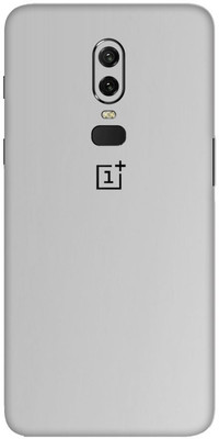 Vcare GadGets OnePlus 6 Mobile Skin(Silver)