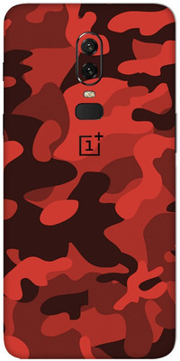 Vcare GadGets OnePlus 6 Mobile Skin(Red)