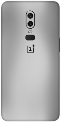 Vcare GadGets OnePlus 6 Mobile Skin(Silver)