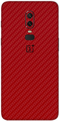 Vcare GadGets OnePlus 6 Mobile Skin(Red)