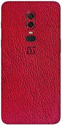 Vcare GadGets OnePlus 6 Mobile Skin(Red)