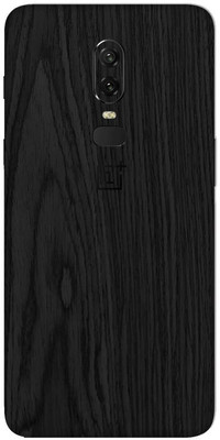 Vcare GadGets OnePlus 6 Mobile Skin(Black)