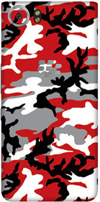 Vcare GadGets Blackberry Key One Mobile Skin(Red)