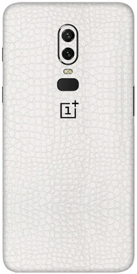 Vcare GadGets OnePlus 6 Mobile Skin(White)