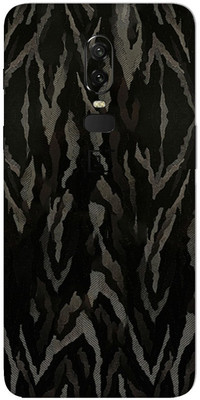 Vcare GadGets OnePlus 6 Mobile Skin(Black)