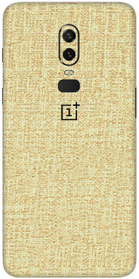 Vcare GadGets OnePlus 6 Mobile Skin(Light Wood)