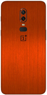 Vcare GadGets OnePlus 6 Mobile Skin(Orange)