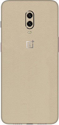 Vcare GadGets OnePlus 6T Mobile Skin(Cream)