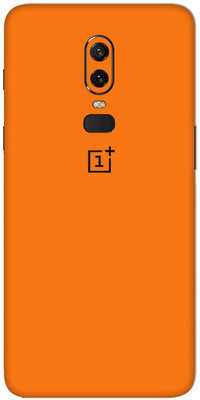 Vcare GadGets OnePlus 6 Mobile Skin(Orange)