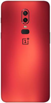 Vcare GadGets OnePlus 6 Mobile Skin(Red)