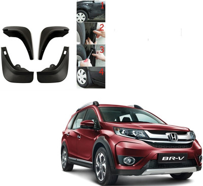 KOZDIKO Rear Mud Guard, Front Mud Guard For Honda BRV i-VTEC E MT Petrol NA(Black)