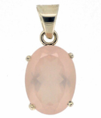RATAN BAZAAR Rose Quartz Pendant Original Stone Rose Quartz Astrological and Fashionable Gold-plated Quartz Stone
