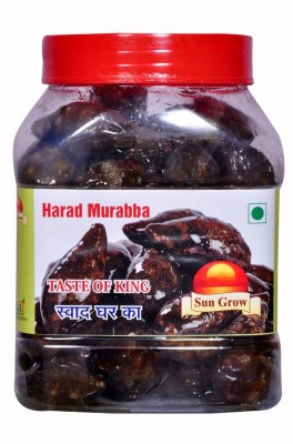 Sun Grow Swaad Ghar Ka The Real Taste of Maa Ka Hath Ka Swad Homemade Organic Harad Murabba Pieces Without Syrup (1 Kg) Harad Murabba(1 kg)