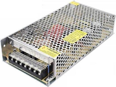 TRIDEV TRADERS 12V 10A 120W DC Switching Switch Power Supply for Pixel Light, LED Strip, CCTV 120 Watts PSU(Silver)