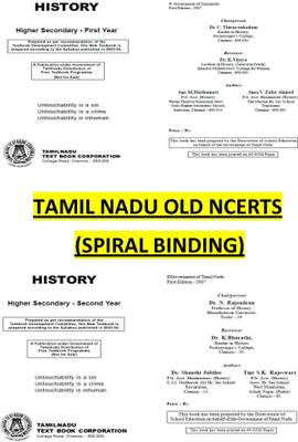 Tamilnadu Board History Old Ncert Books- Class 11th And 12th ENGLISH (2 Books- Photocopy Only) (V. ZAFAR AHMED &amp; V. MUTHUMARI)  (Paperback, V.ZAFAR AHMED &amp; V. MUTHUMARI)