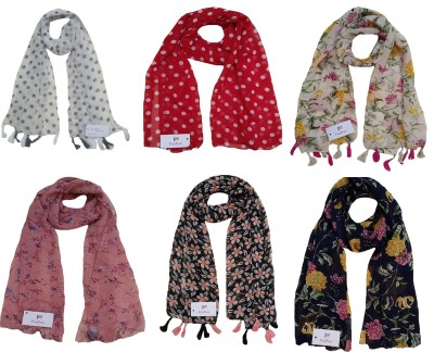 FusFus Printed Chiffon Women Scarf